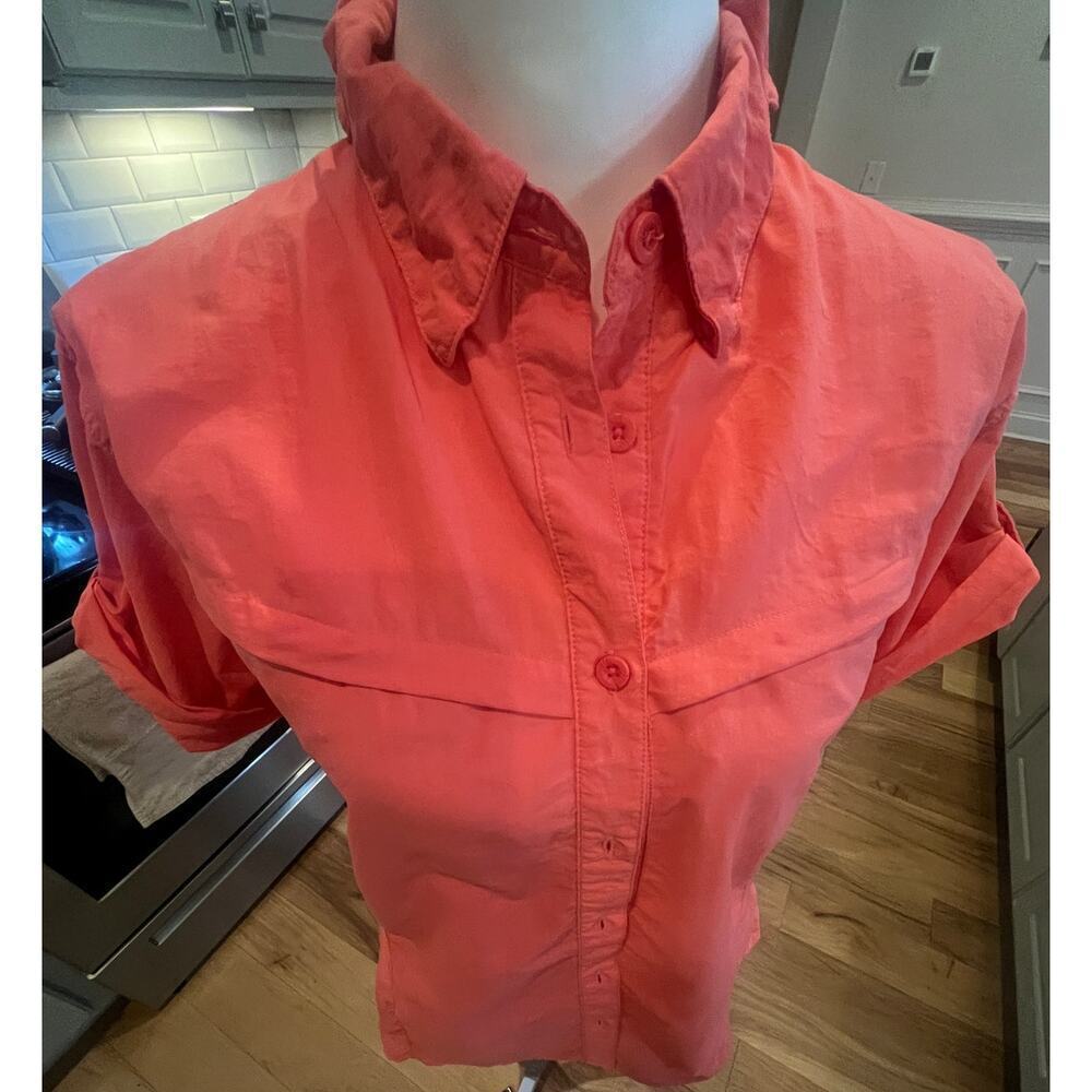 World Wide Sportsman Women's Fishing Shirt - Size Medium - Pink - Picture 6 of 7